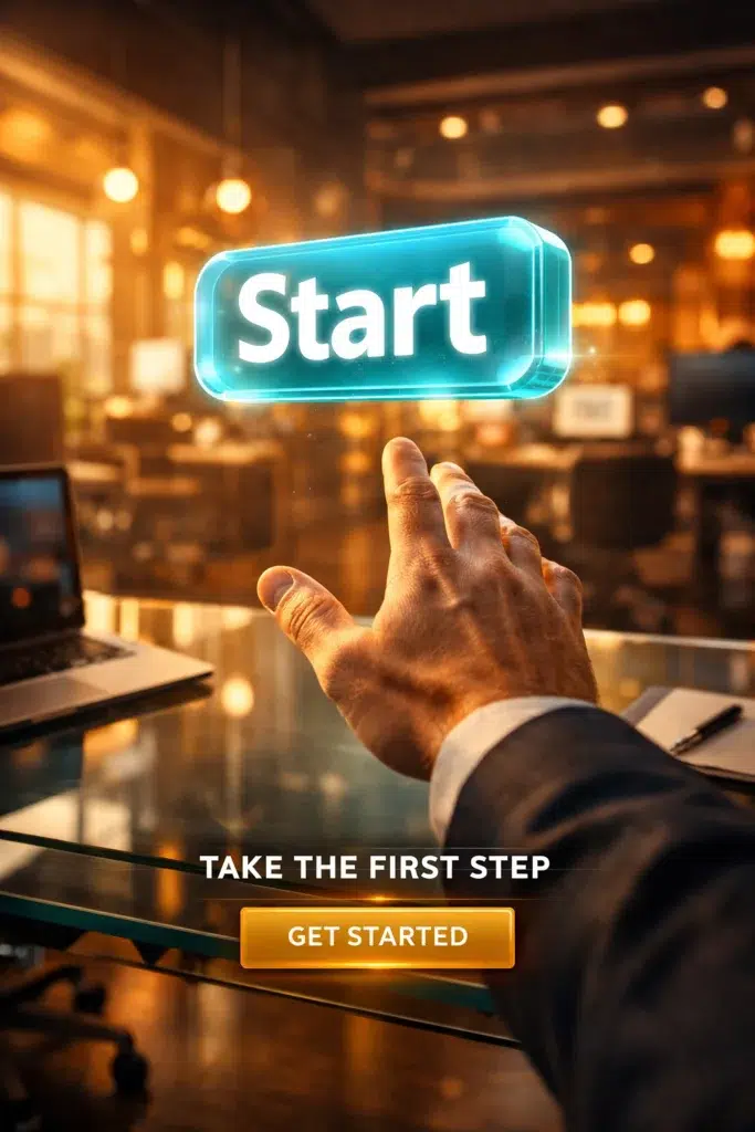 Business professional planning a digital marketing strategy for SEO growth in the AI era